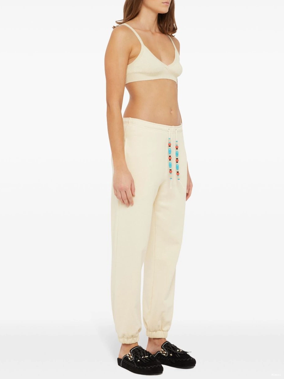 Cheap tapered Alanui bead-embellished Women trousers 0729